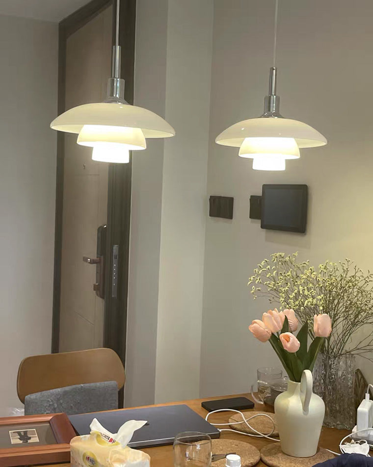 Nordluce Milk Glass Pendant Light