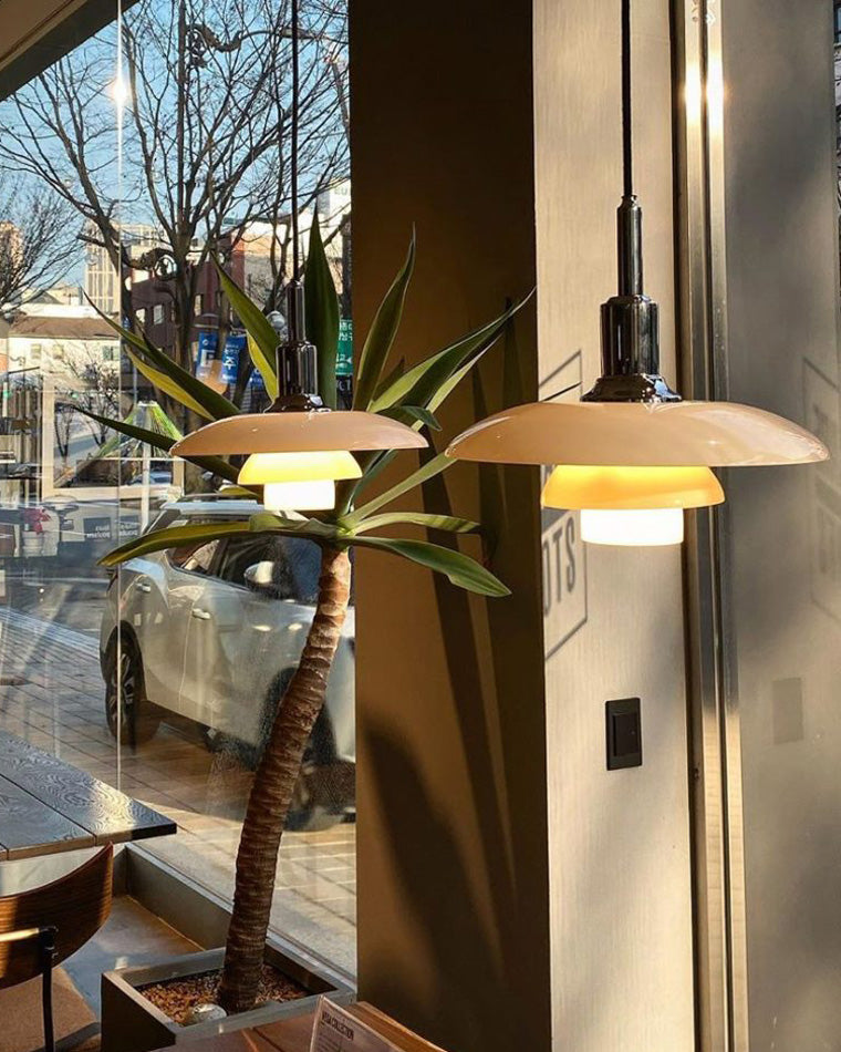 Nordluce Milk Glass Pendant Light
