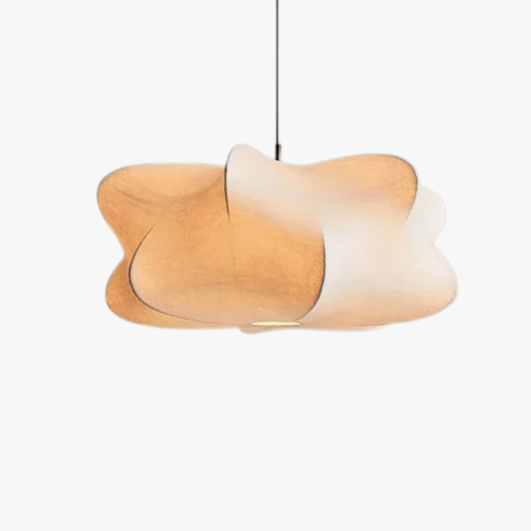 Serene Silk Hanging Lamp